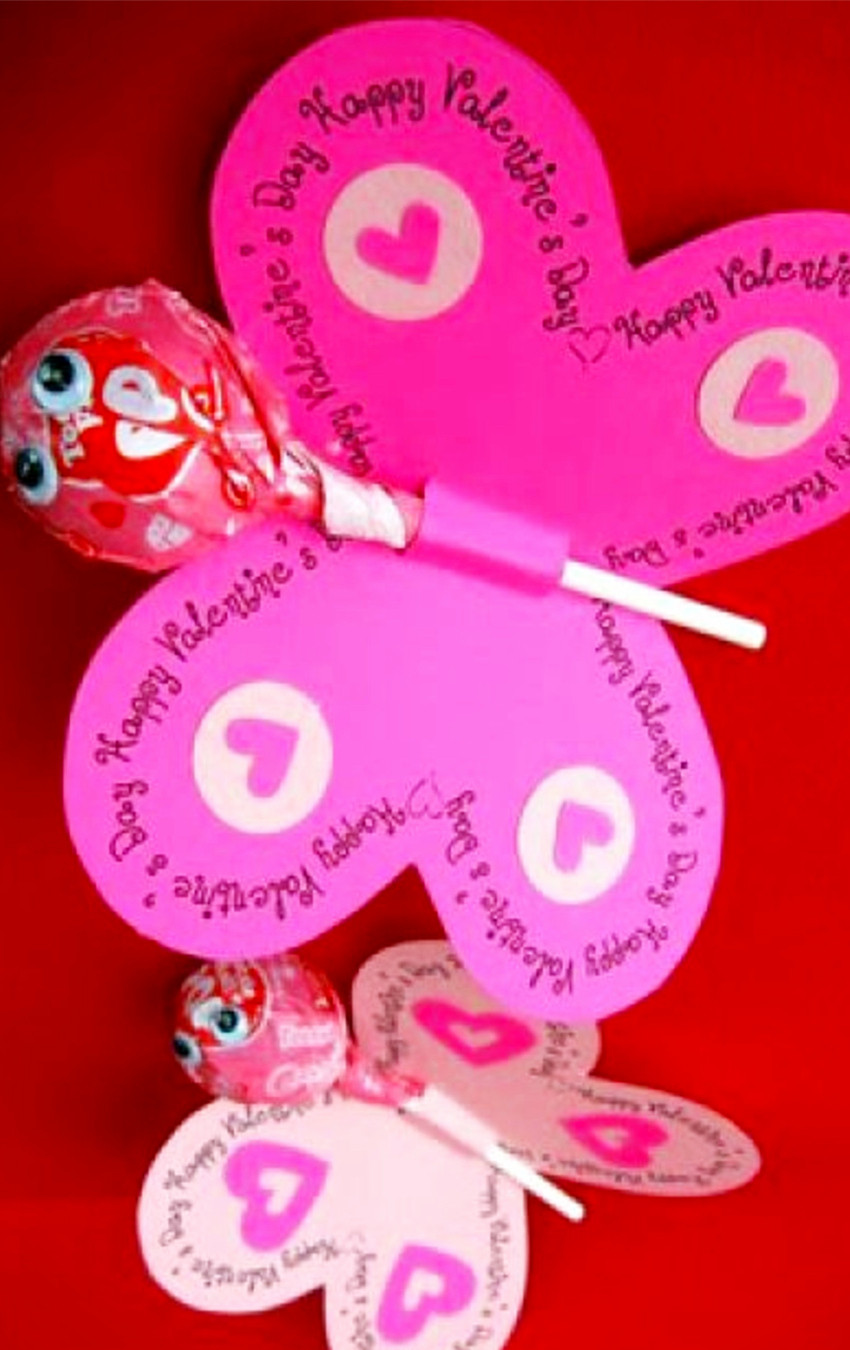 Valentine School Gift Ideas
 DIY School Valentine Cards for Classmates and Teachers