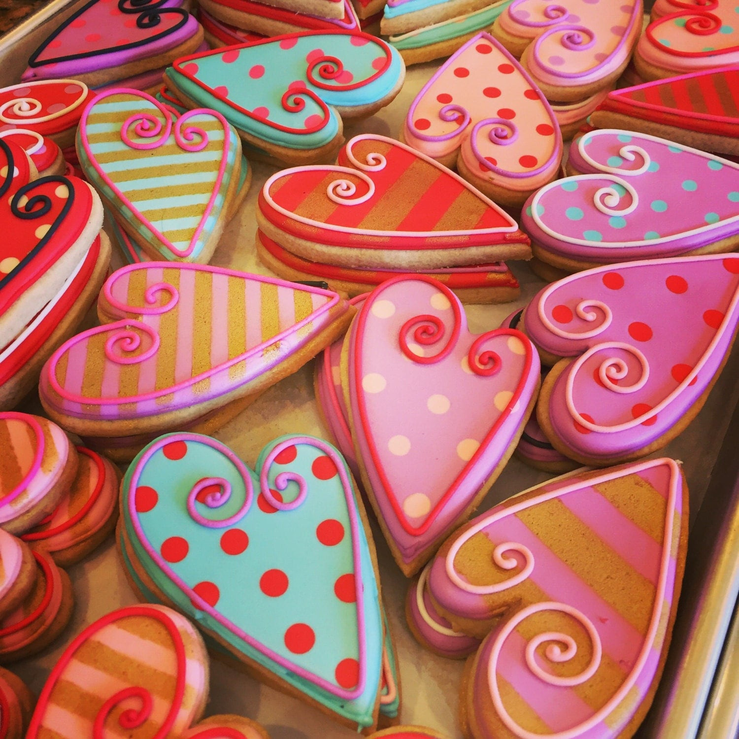 Valentine Sugar Cookies Decorating Ideas
 Valentine s Day Decorated Sugar Cookies 1 dozen