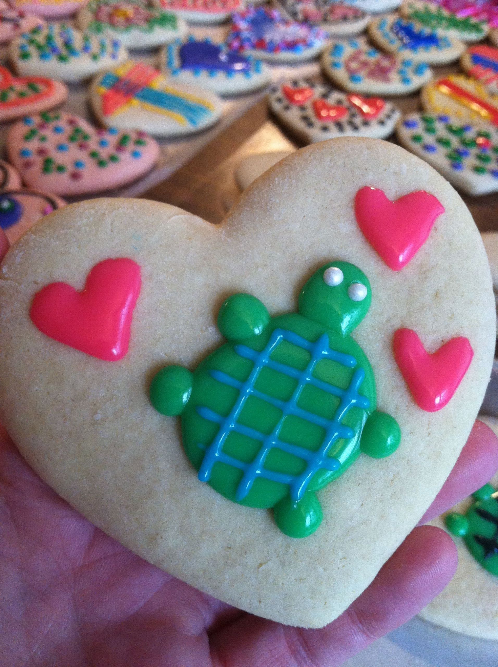 Valentine Sugar Cookies Decorating Ideas
 Valentines cookie decorating homemade