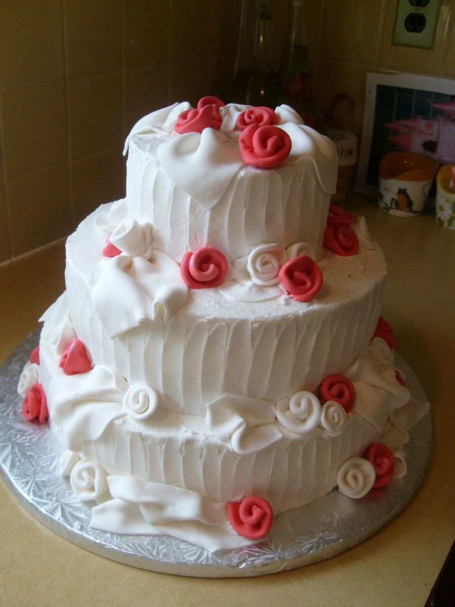 Valentine Wedding Cakes
 Valentine Wedding Cake CakeCentral
