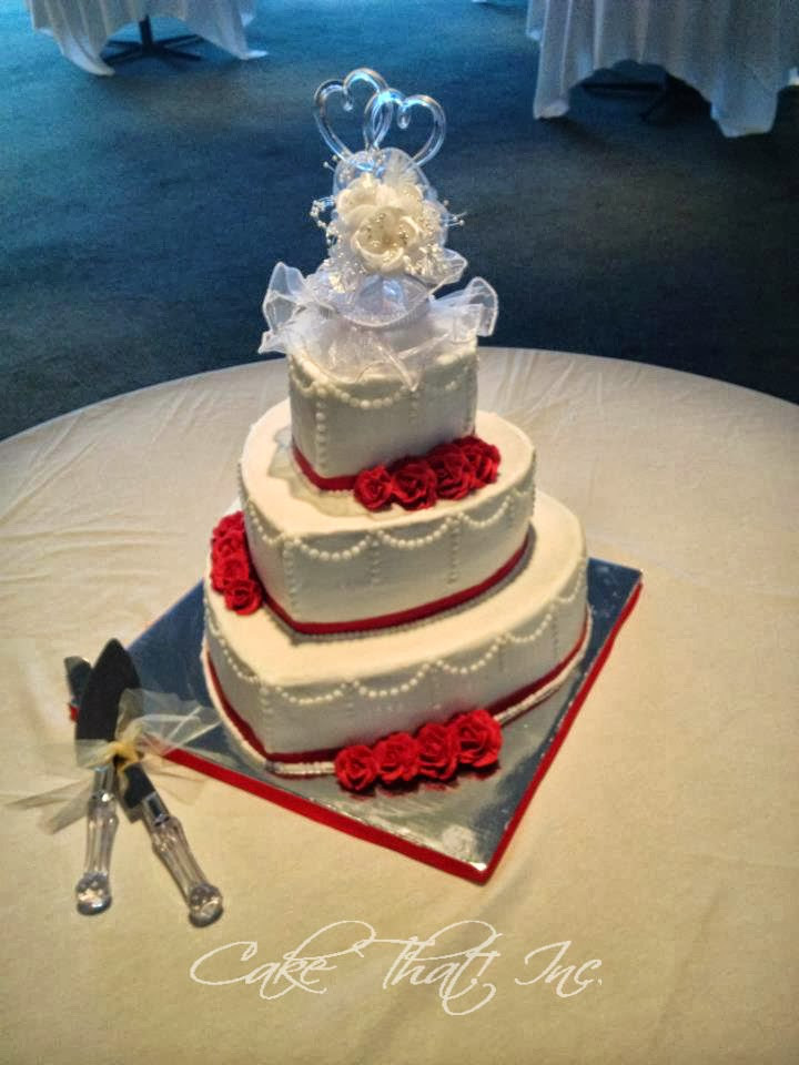 Valentine Wedding Cakes
 Cake That Inc Valentine Wedding