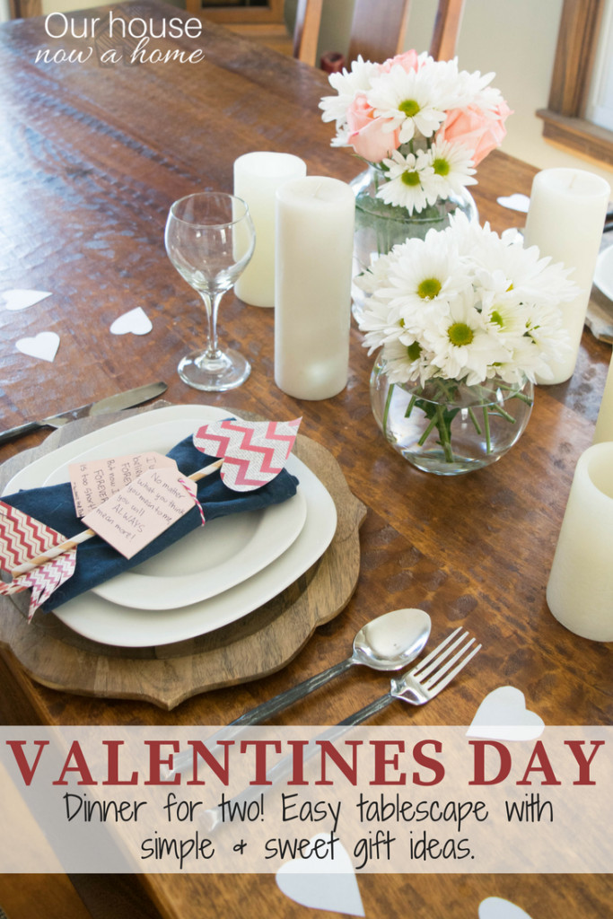 Valentine'S Day Dinners For Two
 Valentines day dinner for two easy tablescape and craft