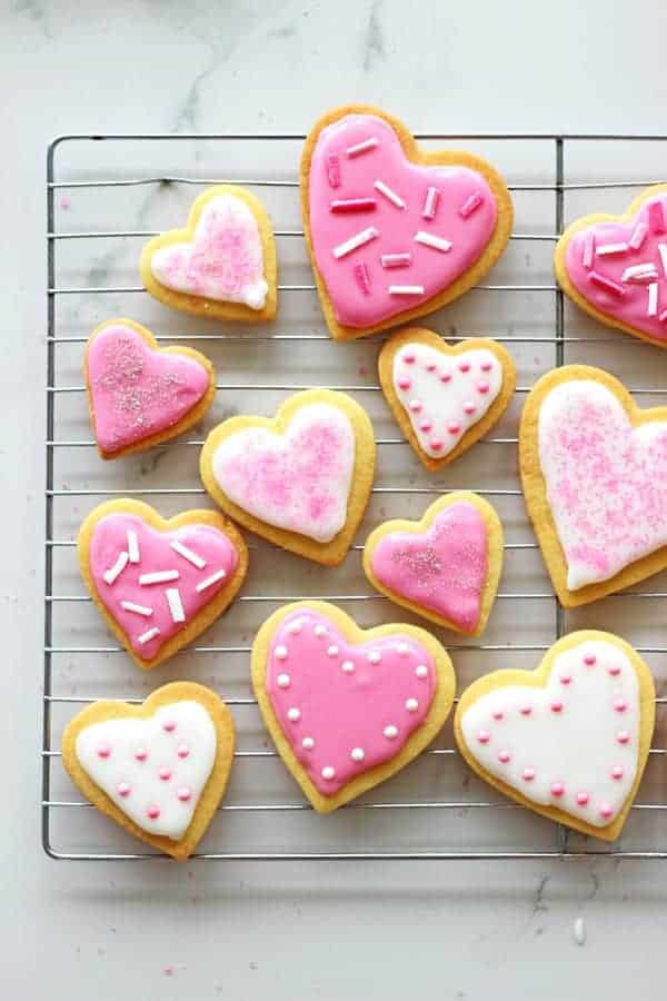 Valentine'S Day Sugar Cookies
 Valentine s Day Heart Sugar Cookies