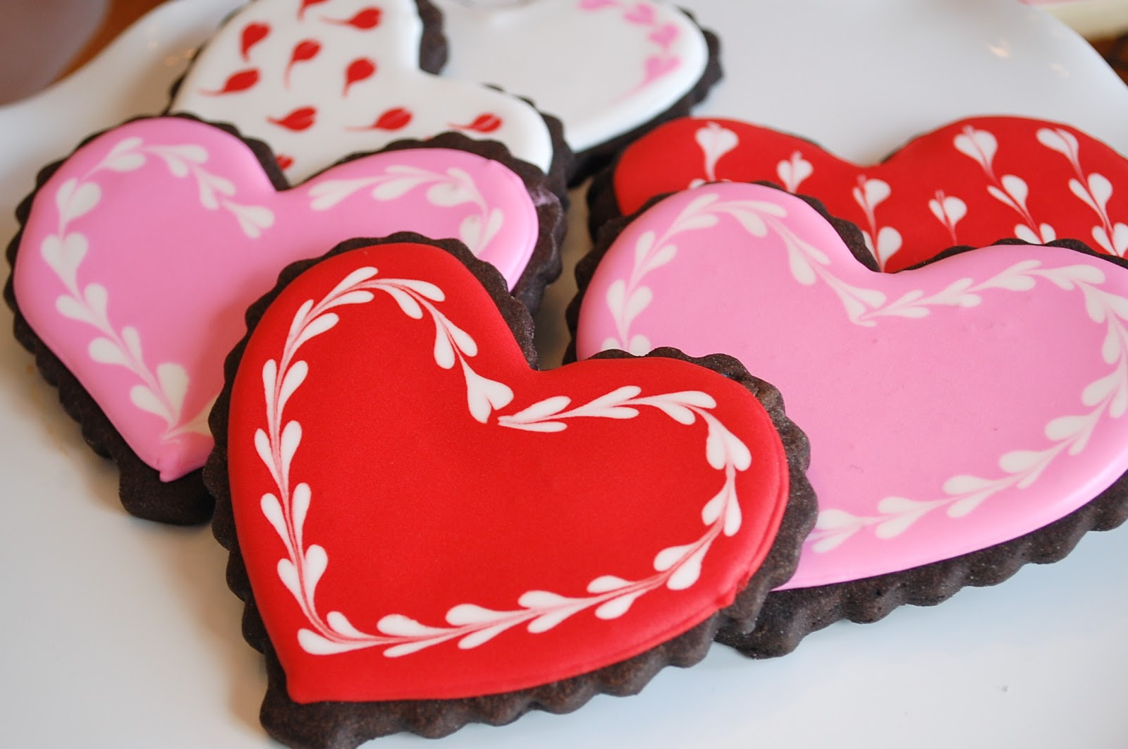 Valentine'S Day Sugar Cookies
 Chef Mommy Valentine s Day Heart Sugar Cookies