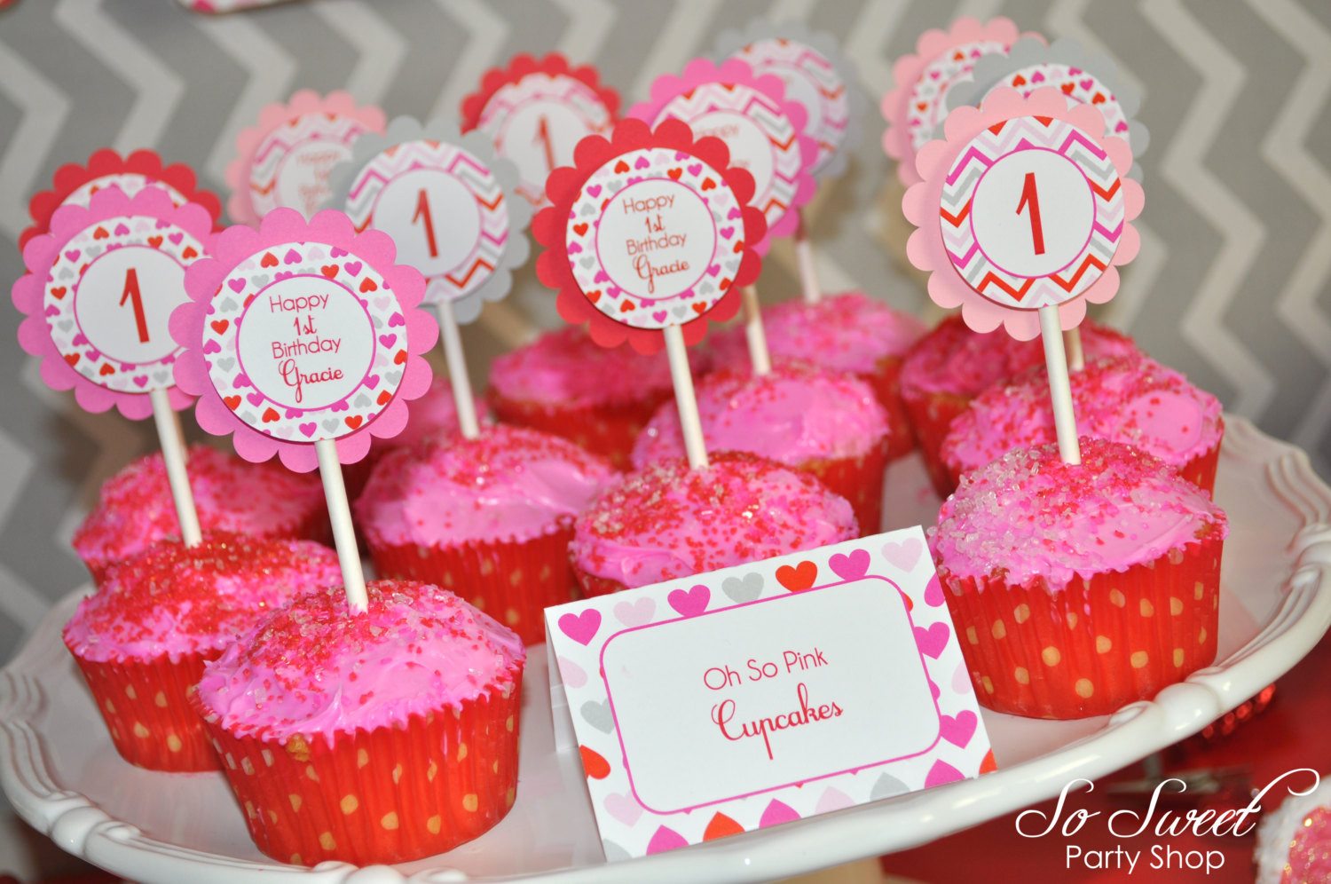 Valentines Birthday Gift Ideas
 Valentine Birthday Cupcake Toppers – Valentine s Day