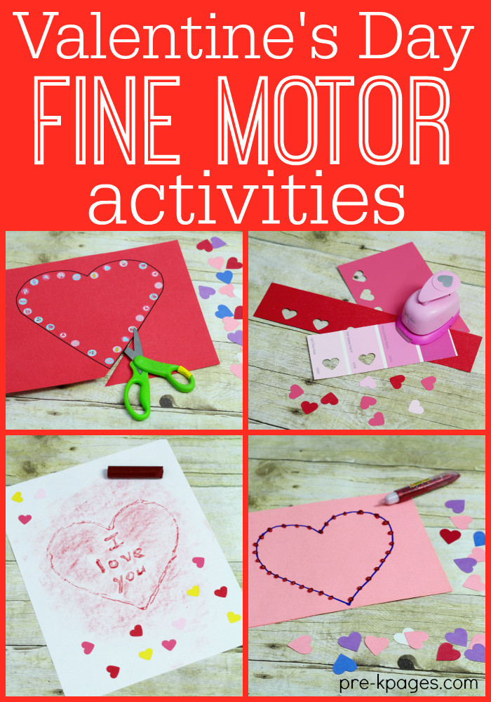 Valentines Day Activities For Preschoolers
 Valentine Fine Motor Activities for Preschoolers