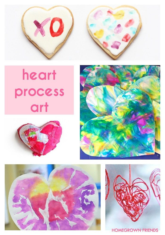 Valentines Day Art Ideas
 Easy Valentine s Day Process Art Activities Homegrown