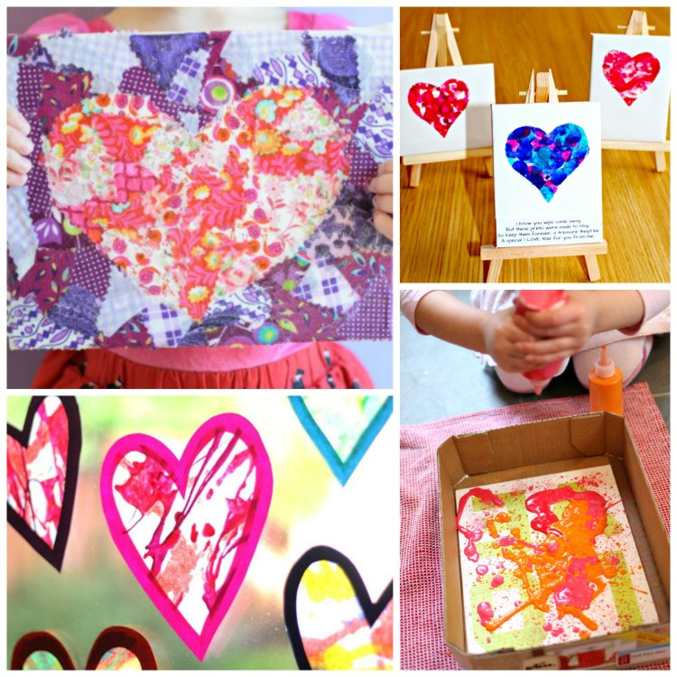 Valentines Day Art Ideas
 Valentine s Day Process Art Activities
