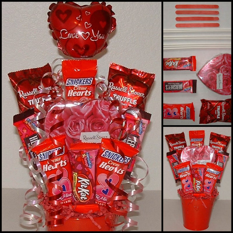Valentines Day Candy Crafts
 Dollar Store Crafter St Valentine’s Day Candy Bouquet