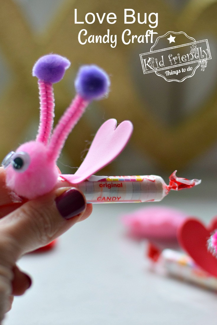Valentines Day Candy Crafts
 Easy Love Bug Candy Craft A Valentine s Day Homemade Craft