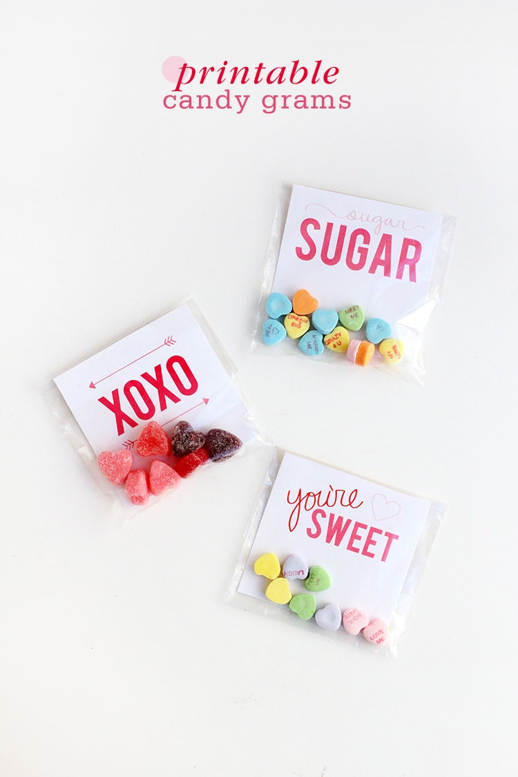 Valentines Day Candy Gram Ideas
 Printable Valentine s Day Candy Grams