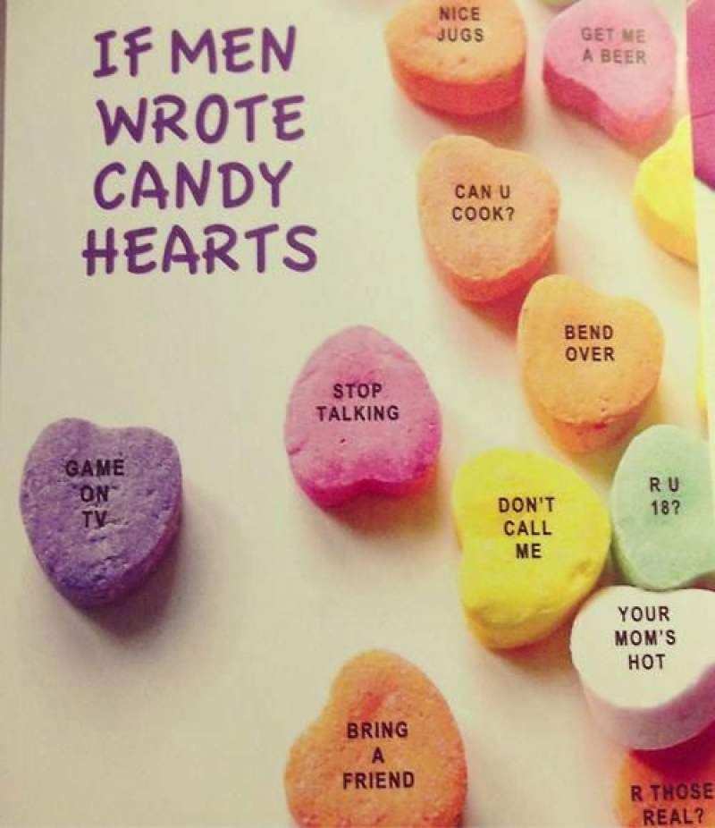 Valentines Day Candy Sayings
 10 Dysfunctional & Funny Valentine Candy Heart sayings we