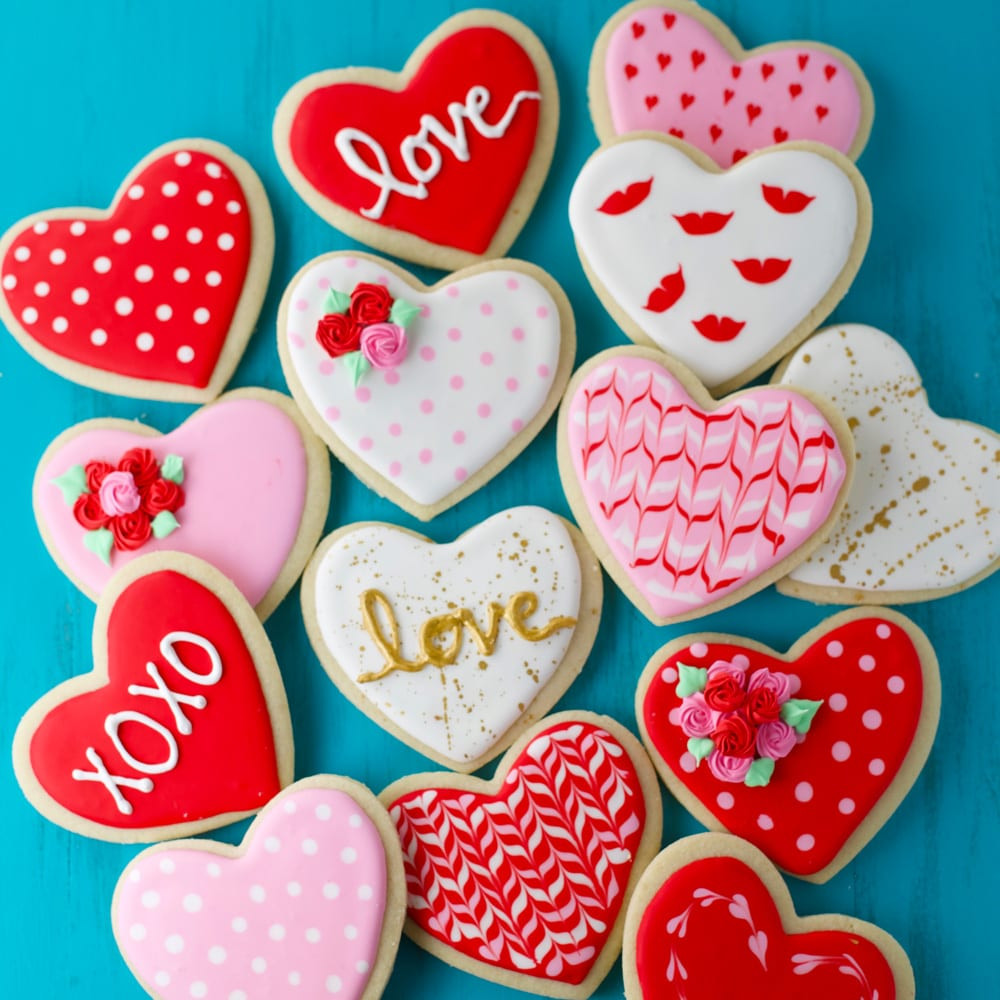 Valentines Day Cookies Delivery
 Valentine s Day Sugar Cookies Mom Loves Baking