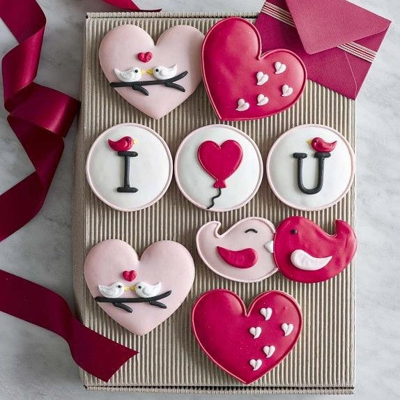 Valentines Day Cookies Delivery
 Valentine s Day Assorted Cookie Gift Box Set of 8