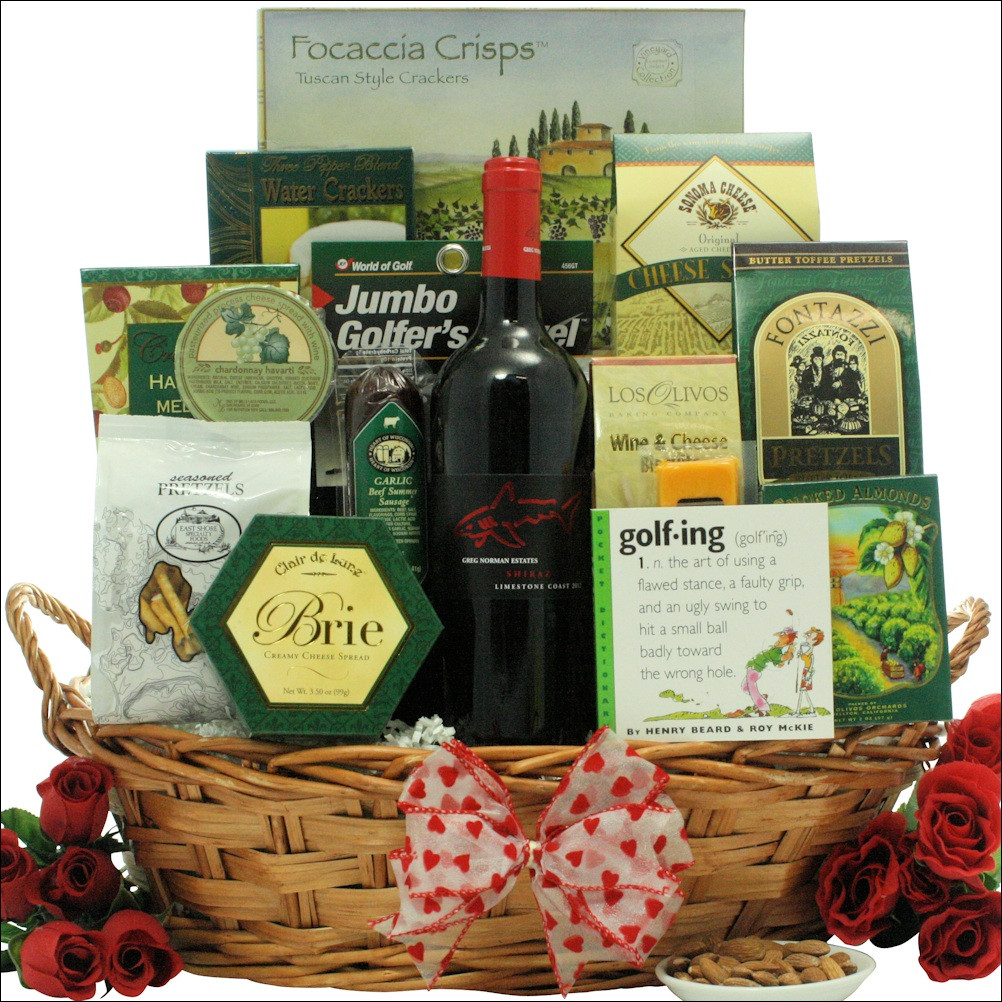 Valentines Day Delivery Gifts
 Classic Valentine Valentine s Day Golf & Wine Gift Basket