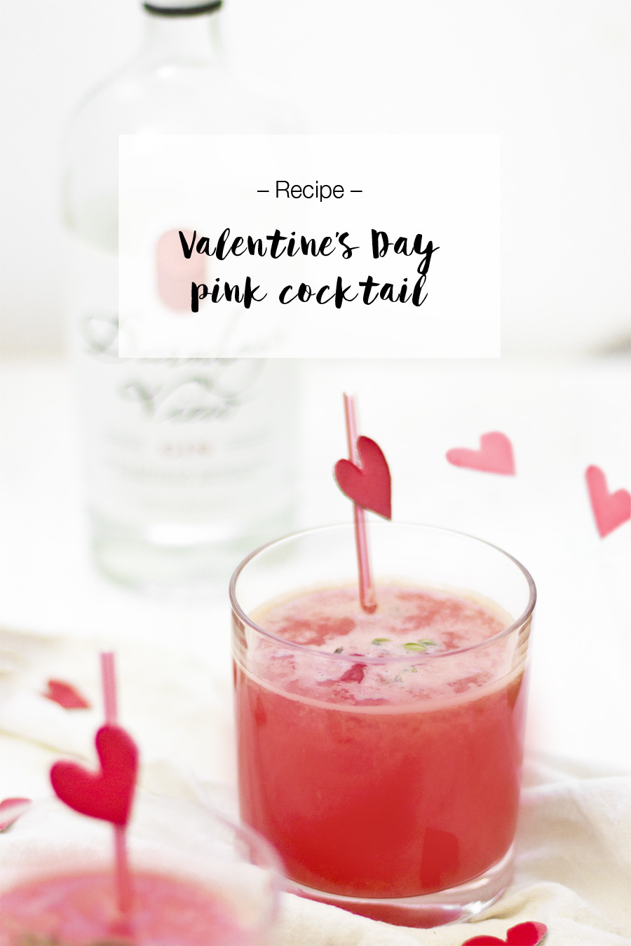 Valentines Day Drinks
 Valentine s day drink recipe gin cocktail