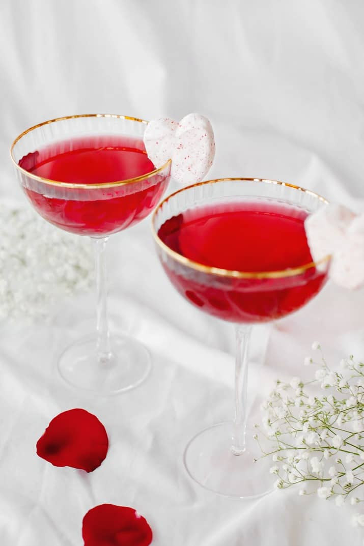 Valentines Day Drinks
 Red Valentines Day Cocktail recipe Celebrations at Home