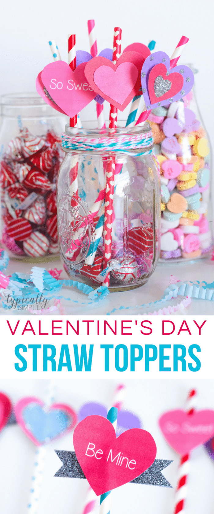 Valentines Day Event Ideas
 Valentine s Day Party Ideas Valentine Straw Toppers Craft