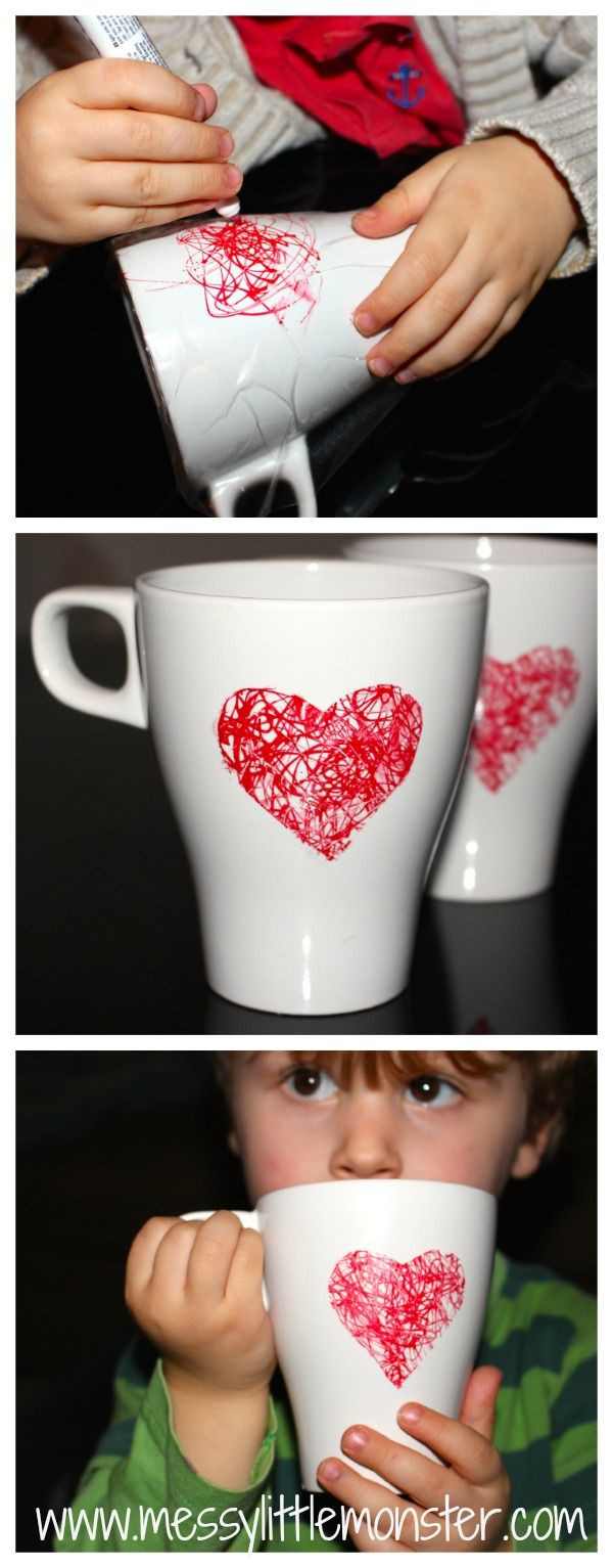 Valentines Day Gift Ideas For Parents
 Heart Scribble Mug