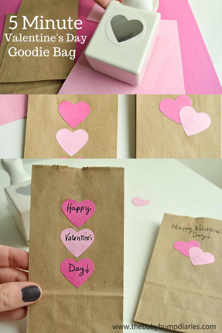 Valentines Day Goodie Bag Ideas
 5 Minute Valentine s Day Goo Bag The Baby Bump Diaries