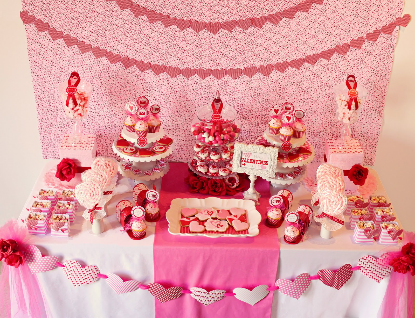 Valentines Day Party Idea
 Amanda s Parties To Go Valentines Party Table Ideas