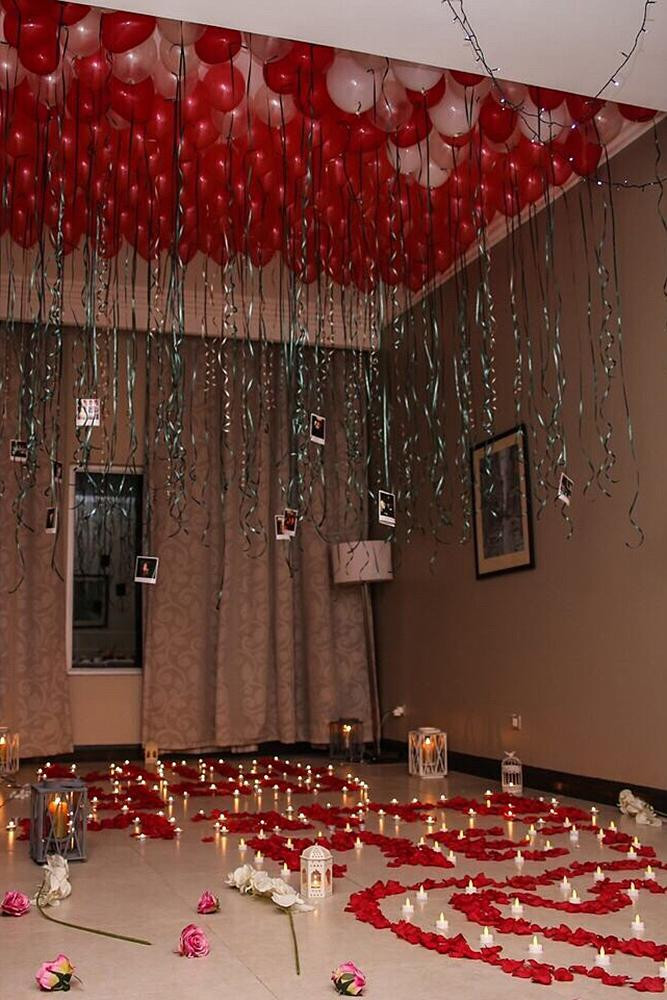 Valentines Day Room Decor
 21 So Sweet Valentines Day Proposal Ideas