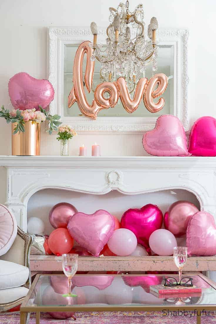 Valentines Day Room Decor
 Heart Decorations For Valentines Day Decor shabbyfufu