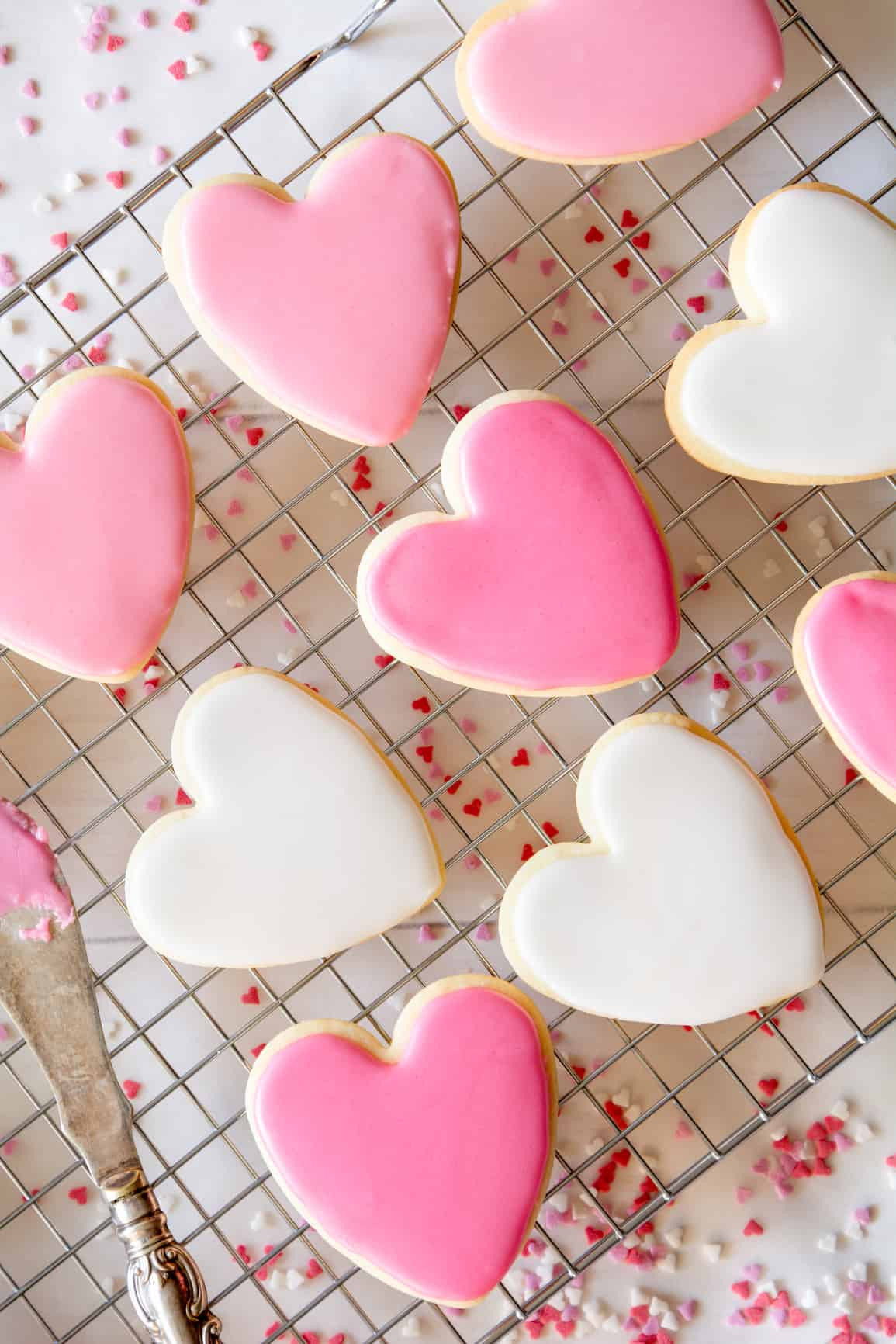 Valentines Day Sugar Cookies
 Valentine s Day Heart Shaped Sugar Cookies Recipe