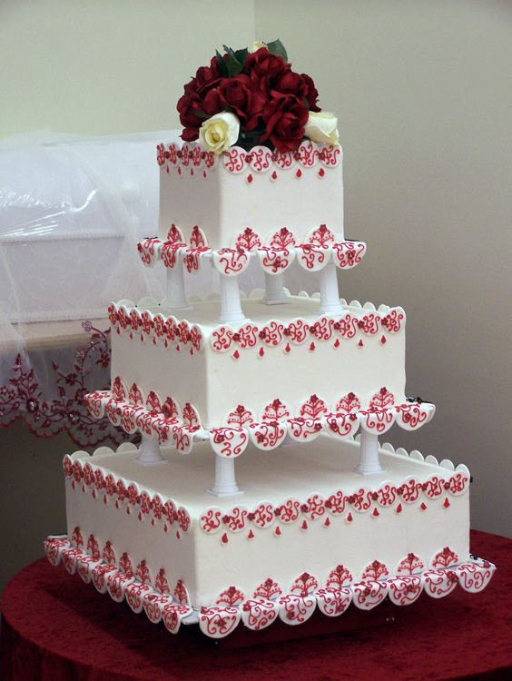 Valentines Day Wedding Cakes
 Valentine’s Day Wedding Cakes