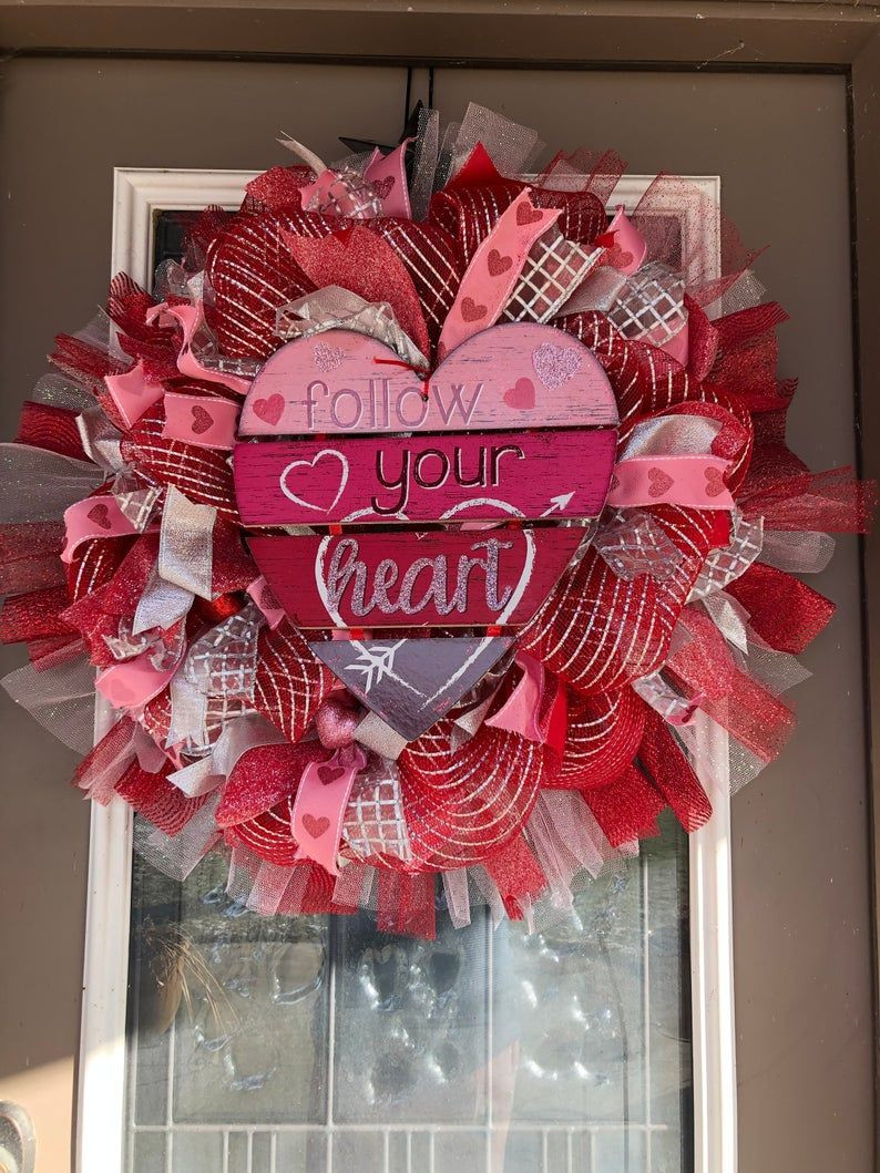 Valentines Day Wreath Ideas
 15 Lovely Valentines Day Wreath Designs For February