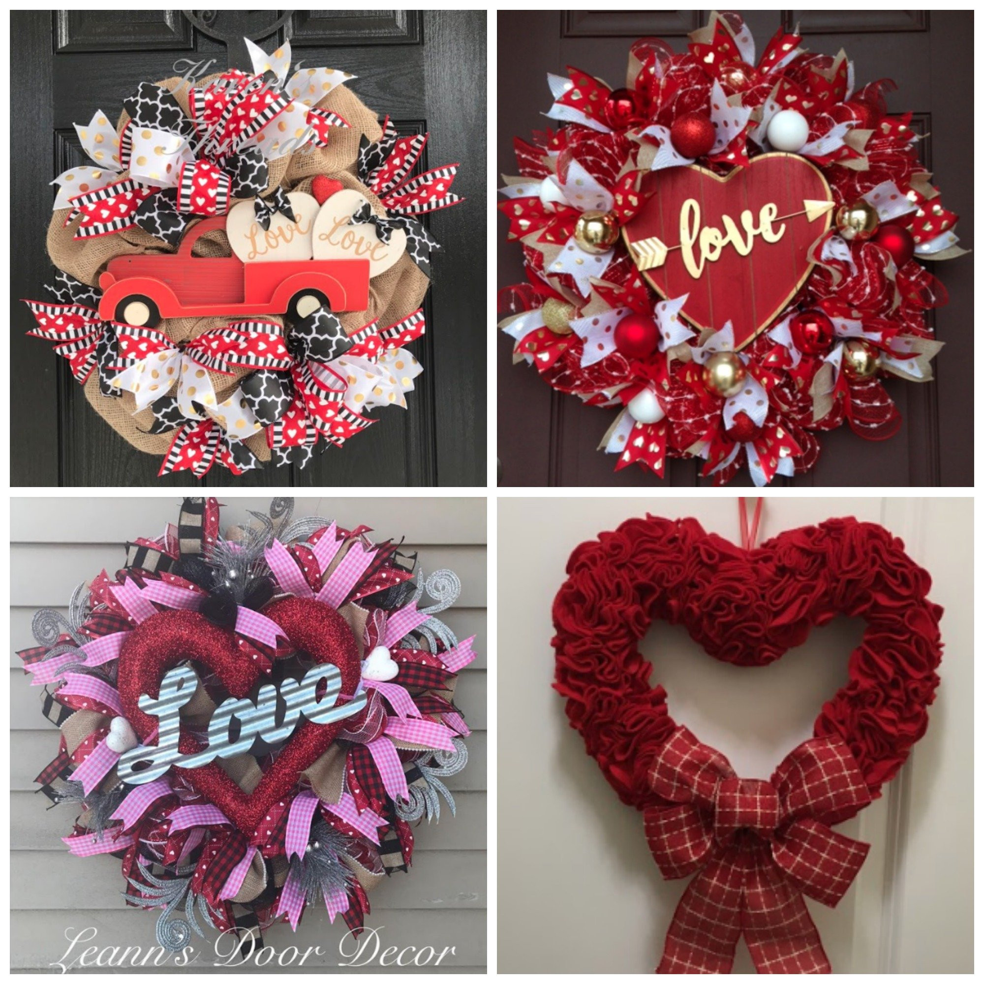Valentines Day Wreath Ideas Unique Valentines Day Wreath Ideas for Front Doors Gathered In
