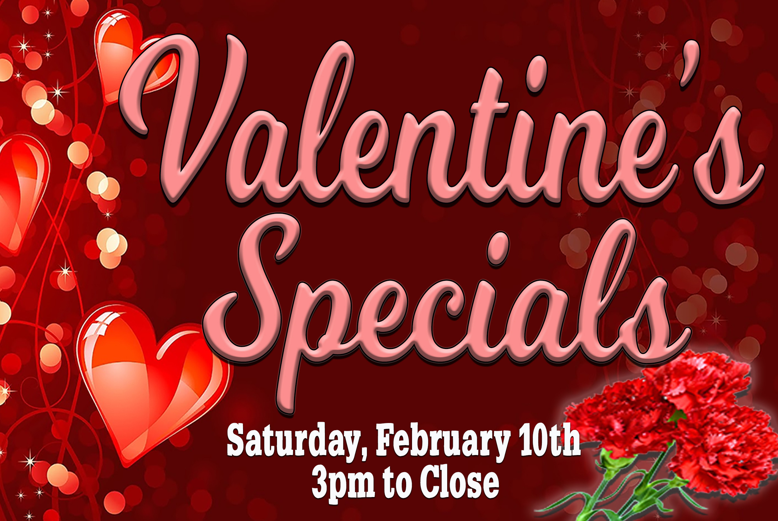 Valentines Dinner Special
 Valentine’s Dinner Specials – Gold Ranch Casino Dayton
