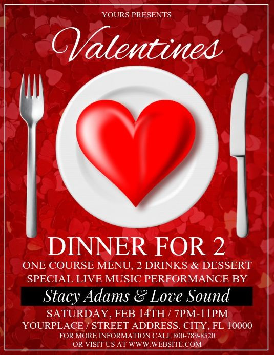 Valentines Dinner Special
 Valentines Dinner Ads