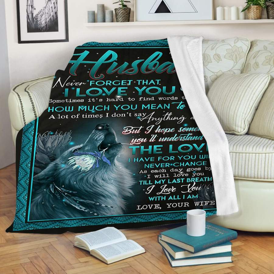 Valentines Gift Ideas For My Husband
 To my Husband Thoughtful Fleece Blanket great ts ideas