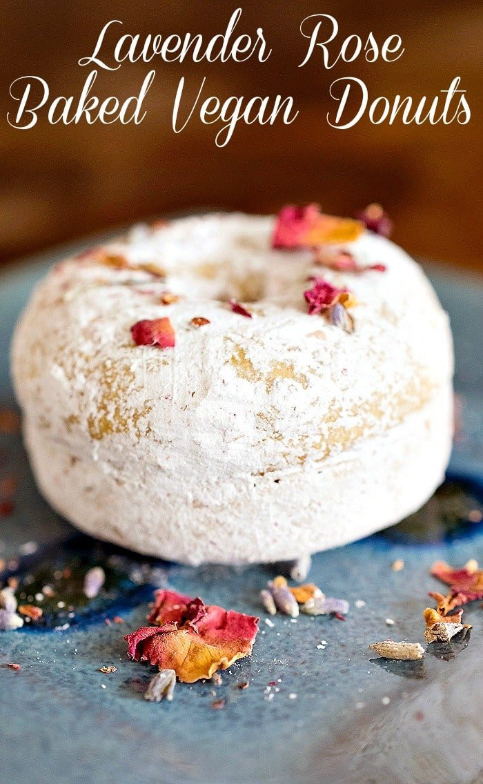 Vegan Valentine Recipes
 A Vegan Valentine Lavender Rose Baked Vegan Donuts