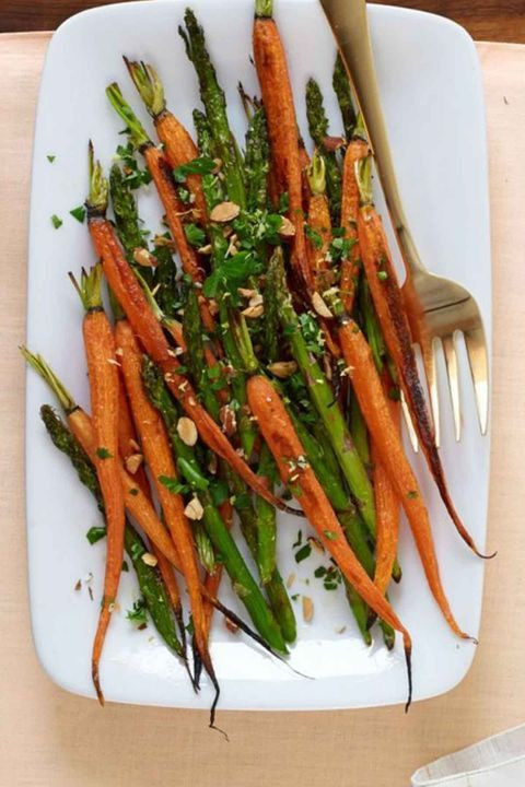Vegetable Recipes For Easter Dinner
 Easter dinner ideas Roasted Carrots and Asparagus in