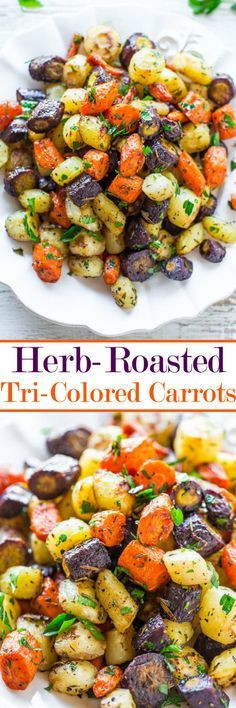 Vegetable Recipes For Easter Dinner
 Herb Roasted Tri Colored Carrots Recipe