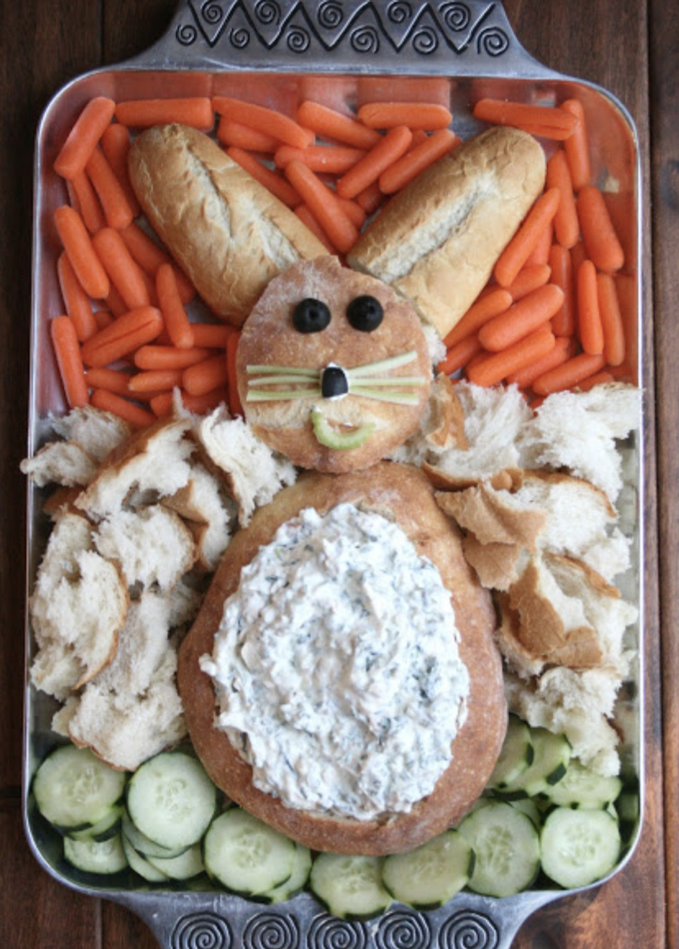 Why Do People Eat Ham On Easter
 Bunny veggie dip in 2020