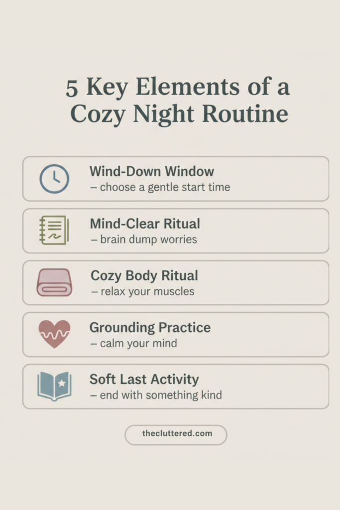 5 Key Elements of a Cozy Night Routine for Anxiety