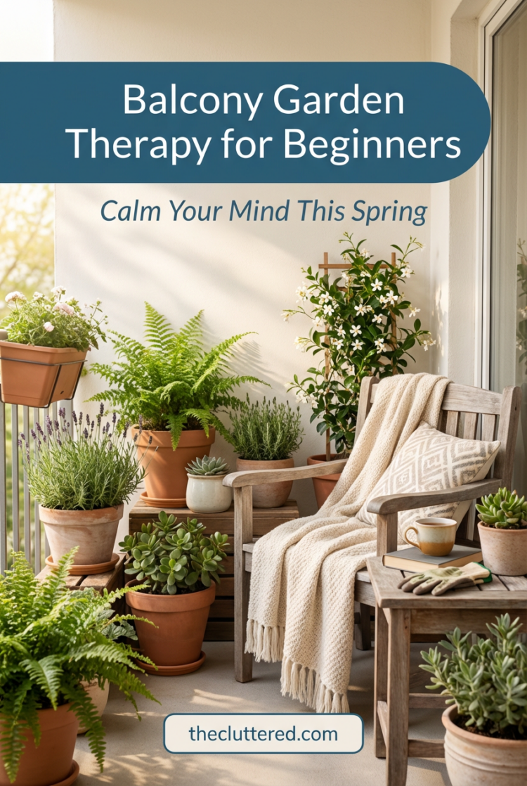 Balcony Garden Therapy for Beginners: Calm Your Mind This Spring