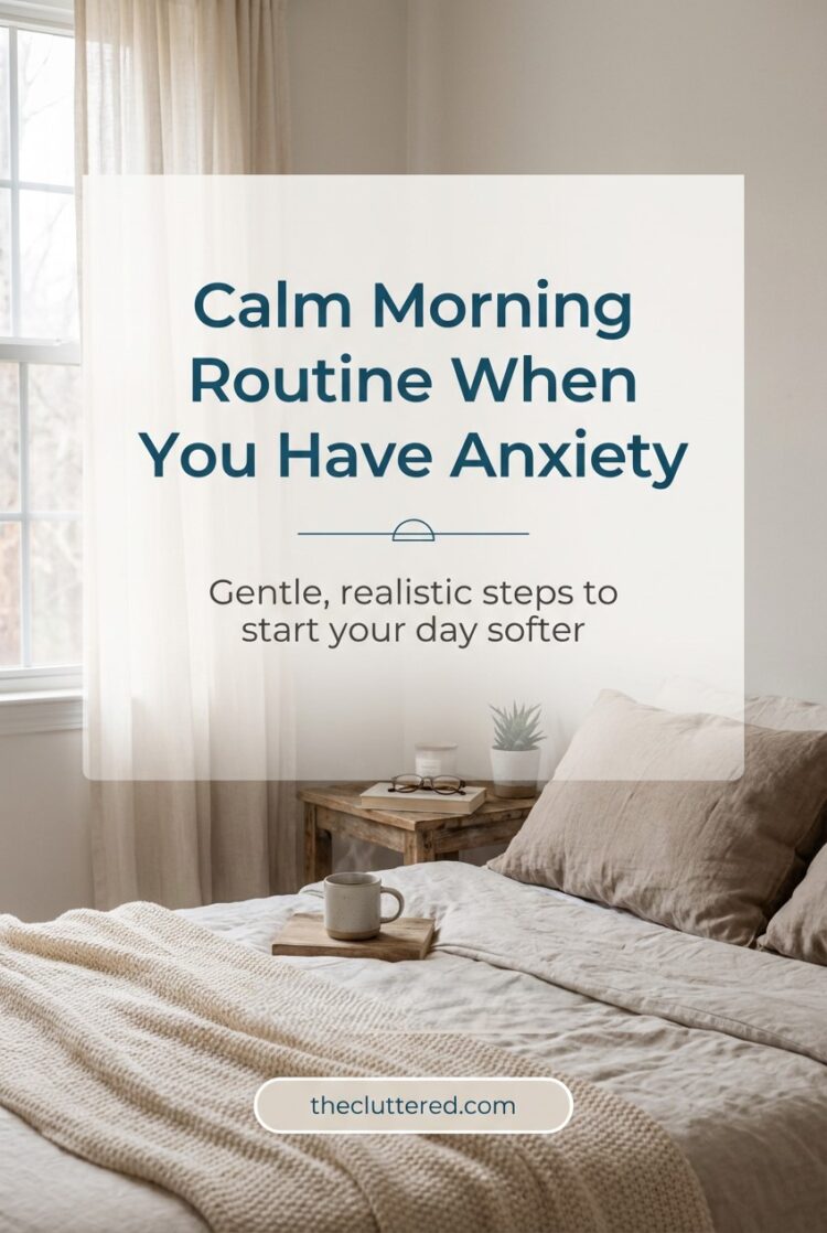 How to Create a Calm Morning Routine When You Have Anxiety (That Feels Realistic, Not Perfect)