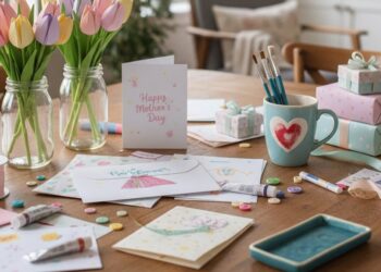 Cozy DIY Mother’s Day Gift Table