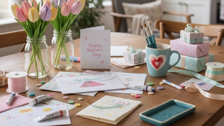 Cozy DIY Mother’s Day Gift Table