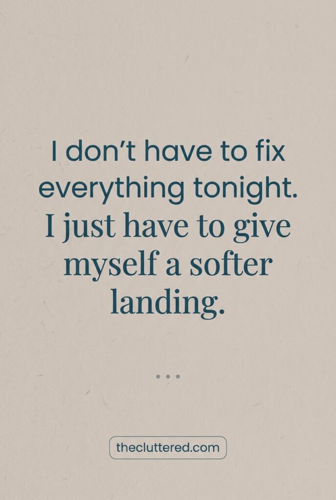 Gentle Nighttime Affirmation for Anxious Women