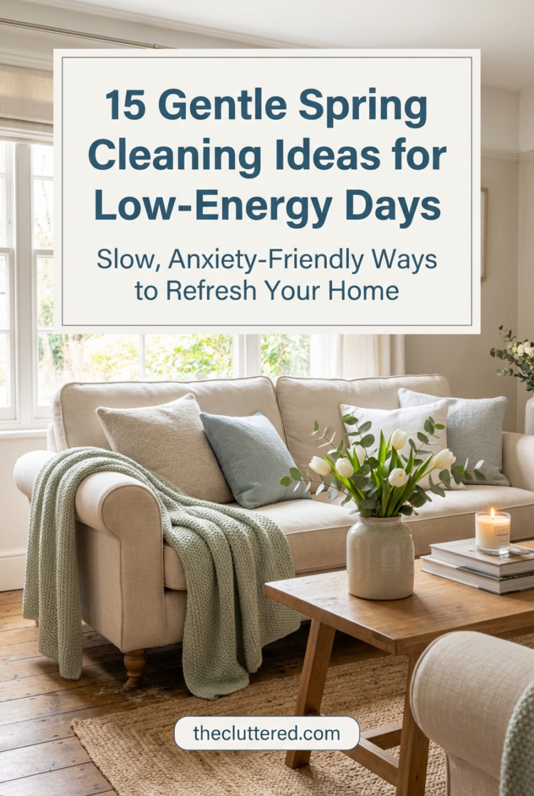 15 Gentle Spring Cleaning Ideas for Low-Energy Days