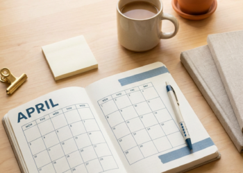 Monthly Journal Layout Printable Desk Sanctuary