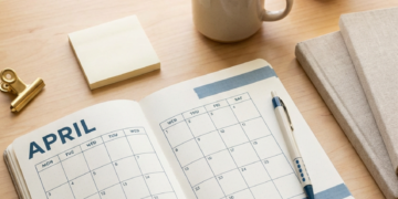 Monthly Journal Layout Printable Desk Sanctuary