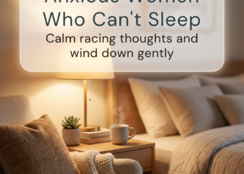 Simple Cozy Night Routine for Anxious Women Who Can’t Sleep (That Actually Feels Doable)