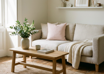 Small Apartment Spring Decor on a Tiny Budget