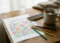 Spring Time Coloring Pages for Calm, Cozy Creative Days